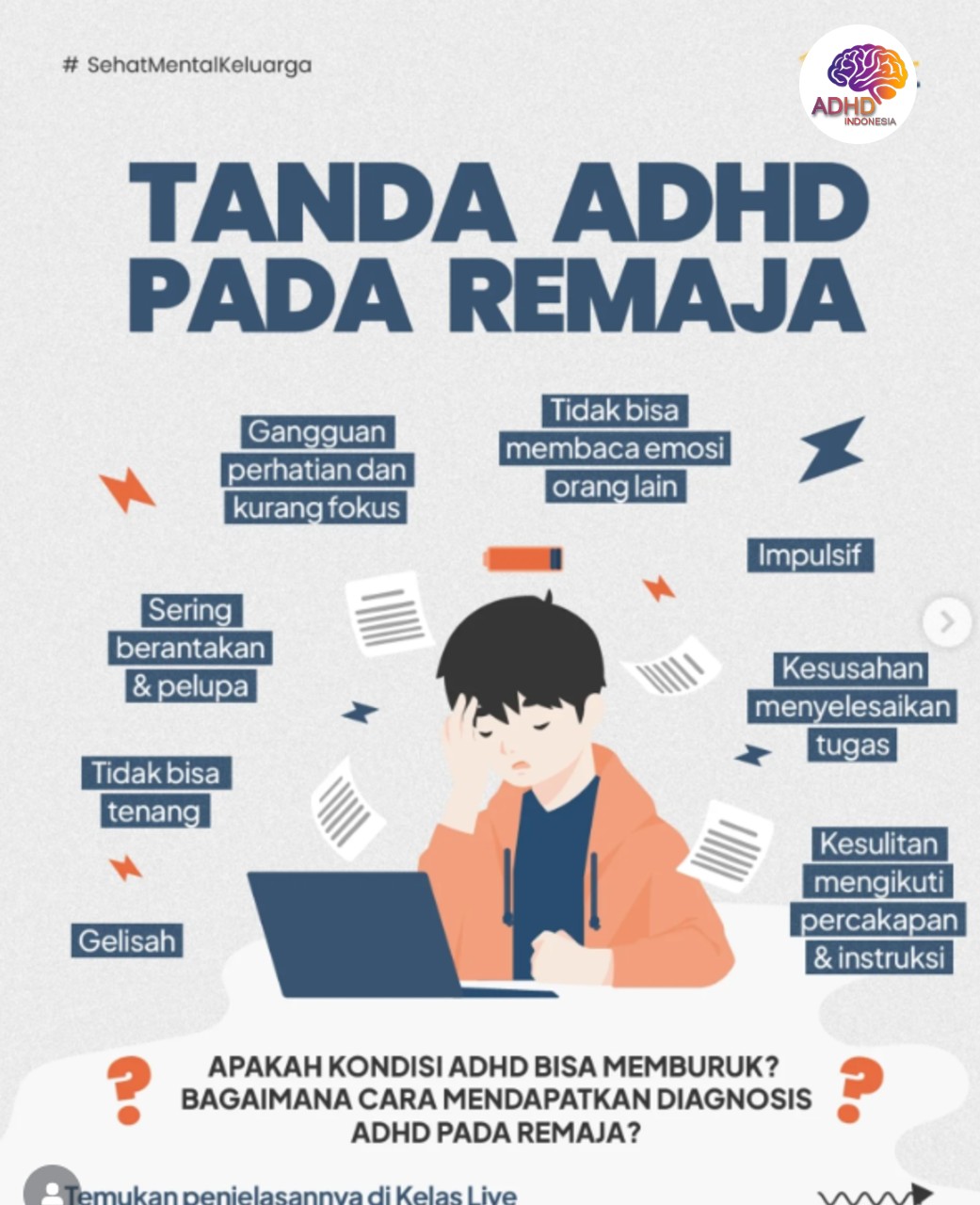 Screening ADHD Non-Diagnostik: Edukasi Awal bagi Orang Tua di Kabupaten Klungkung